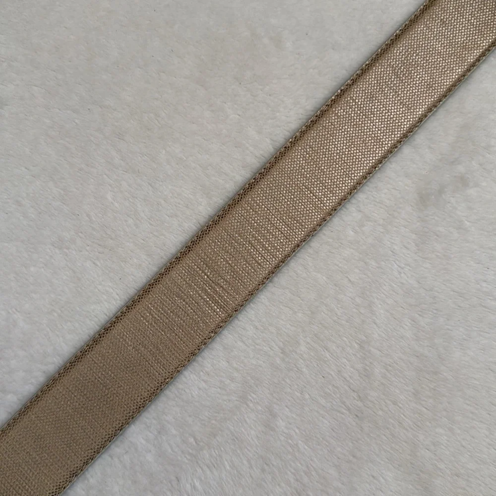 {VTG} Carlisle | Textured Leather Belt Karen Callan Metal Hook Buckle 1613 (M)